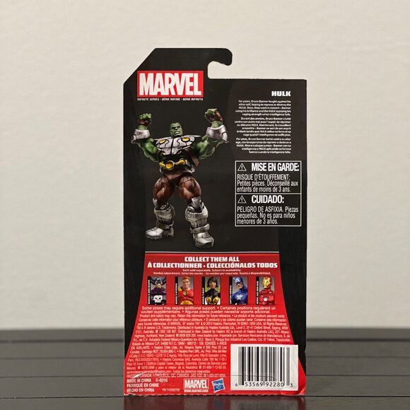 Marvel Infinite Series Hulk Action Figure - Picture 3 of 5